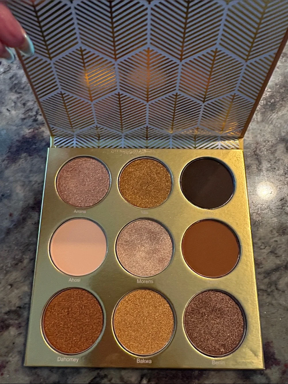 Juvia's Place Warrior Eyeshadow Palette — Orange with Brown Artwork